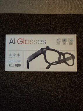 AI Glasses Smart Wearable in Black -